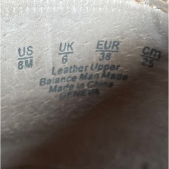 Franco Sarto Geneva Studded Ankle Boots Women Size 8 British Tan Leather Boho - Picture 10 of 11